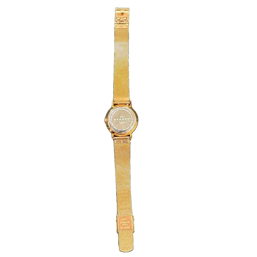 Skagen 16SRRW Ladies Watch Rose Gold - WORKS / NEW BATTERY - Read Desc